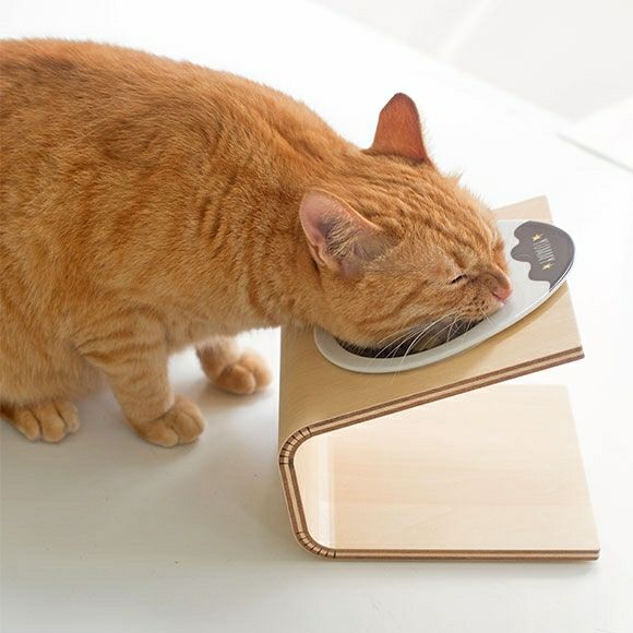 日本製木框寵物碗餐組