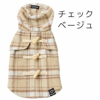 經典格紋保暖達夫大衣