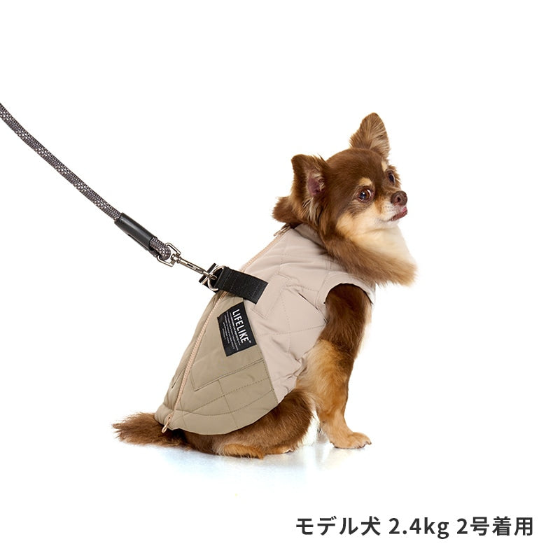 雙色菱格外套背帶