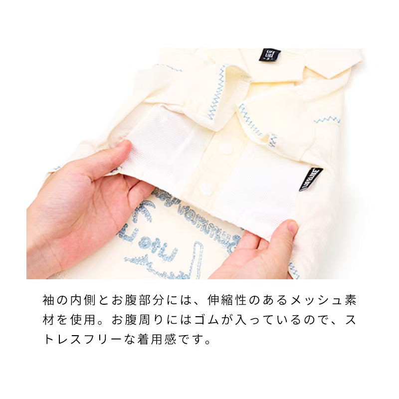 夏日海風刺繡襯衫
