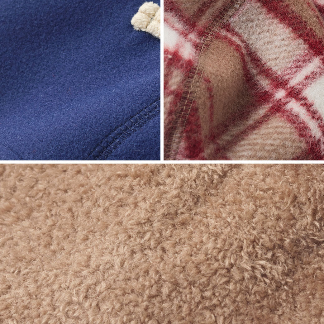 經典格紋保暖達夫大衣