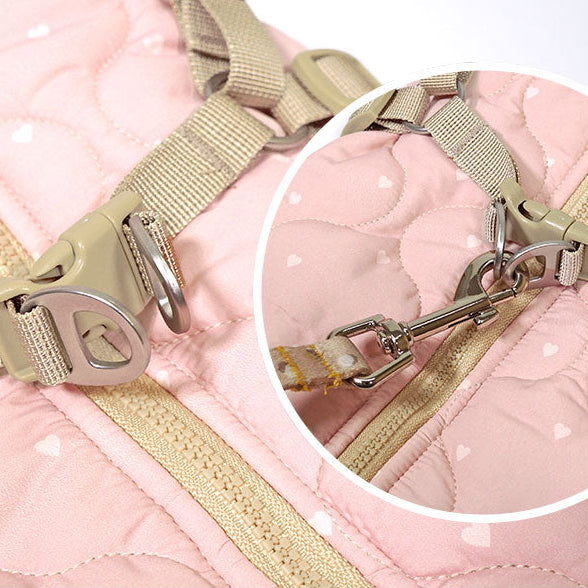 潑水&防髒暖絨外套式胸背帶