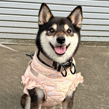 潑水&防髒暖絨外套式胸背帶