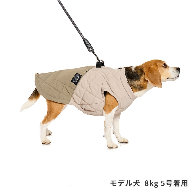 雙色菱格外套背帶