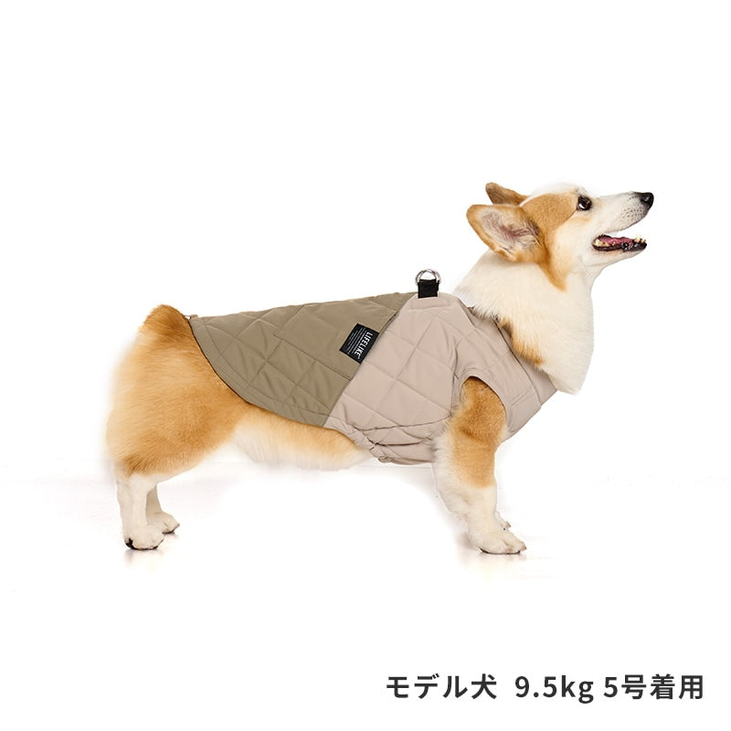 雙色菱格外套背帶