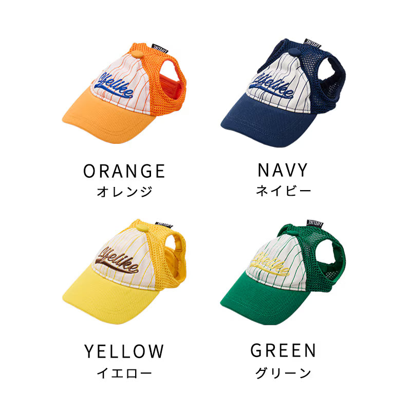 透氣網眼刺繡棒球帽