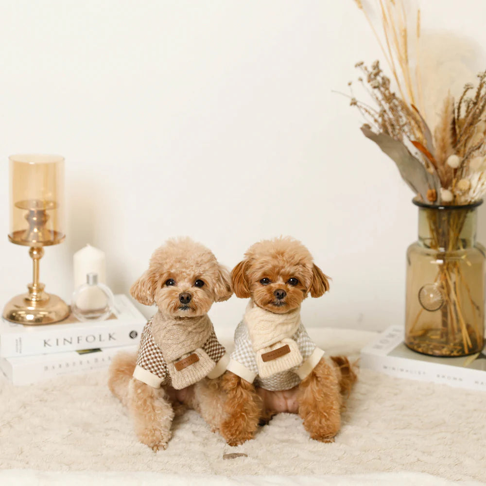 羊絨混合編織圍巾