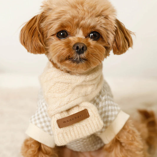 羊絨混合編織圍巾