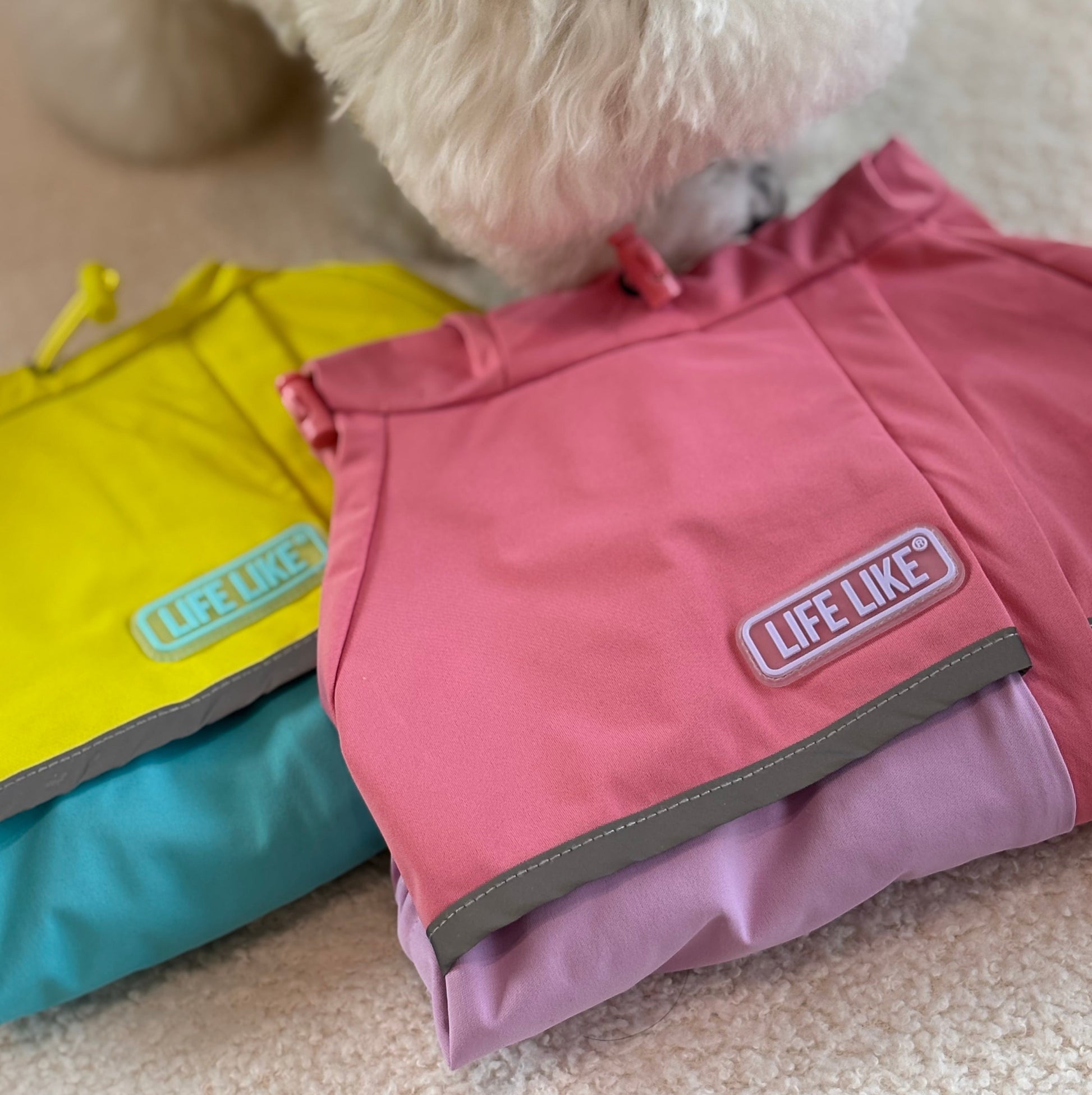 全包覆亮色防水連身雨衣