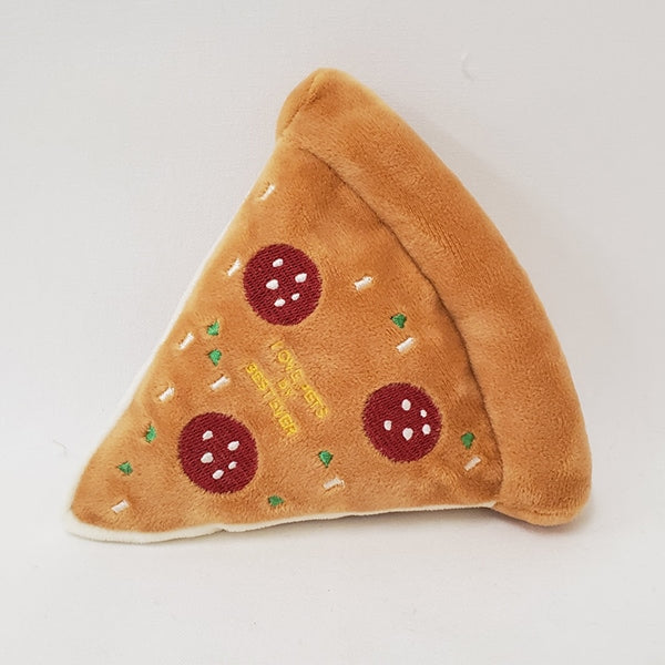 發聲披薩造型絨毛玩具