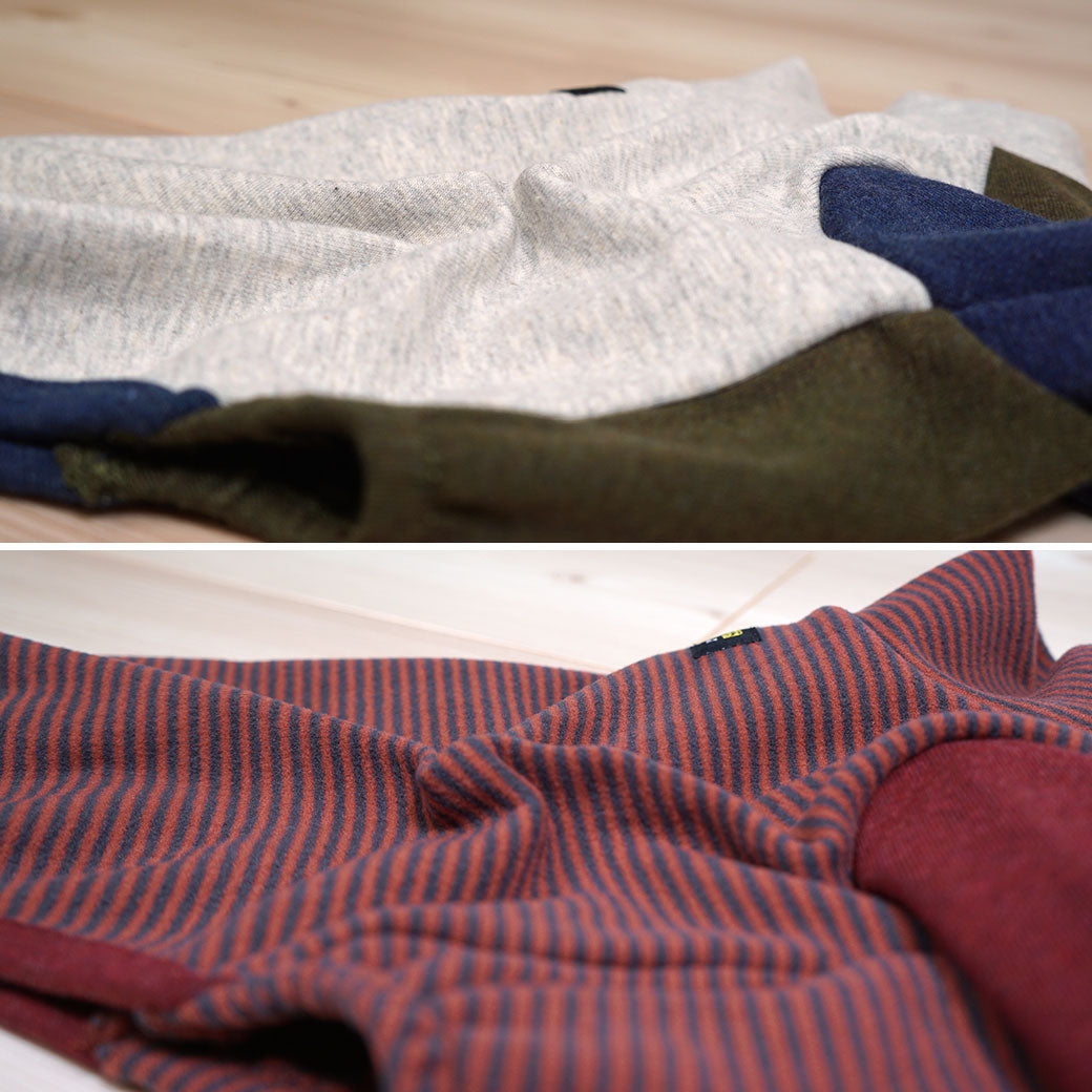 柔感拼色高領長袖寵物服