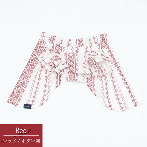 日製刺繡荷葉邊寵物上衣