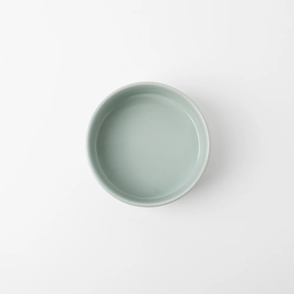 圓角木腳陶瓷寵物餐碗