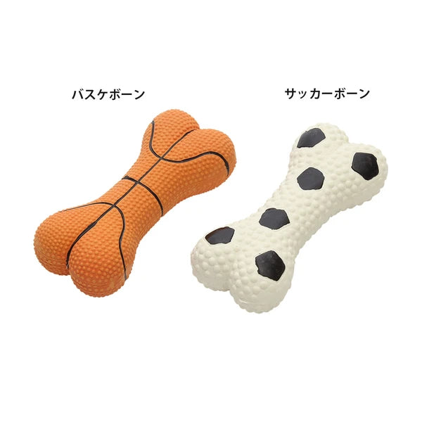 運動球造型發聲骨型寵物玩具