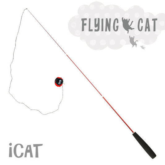 FLYING CAT 瓢蟲逗貓釣竿
